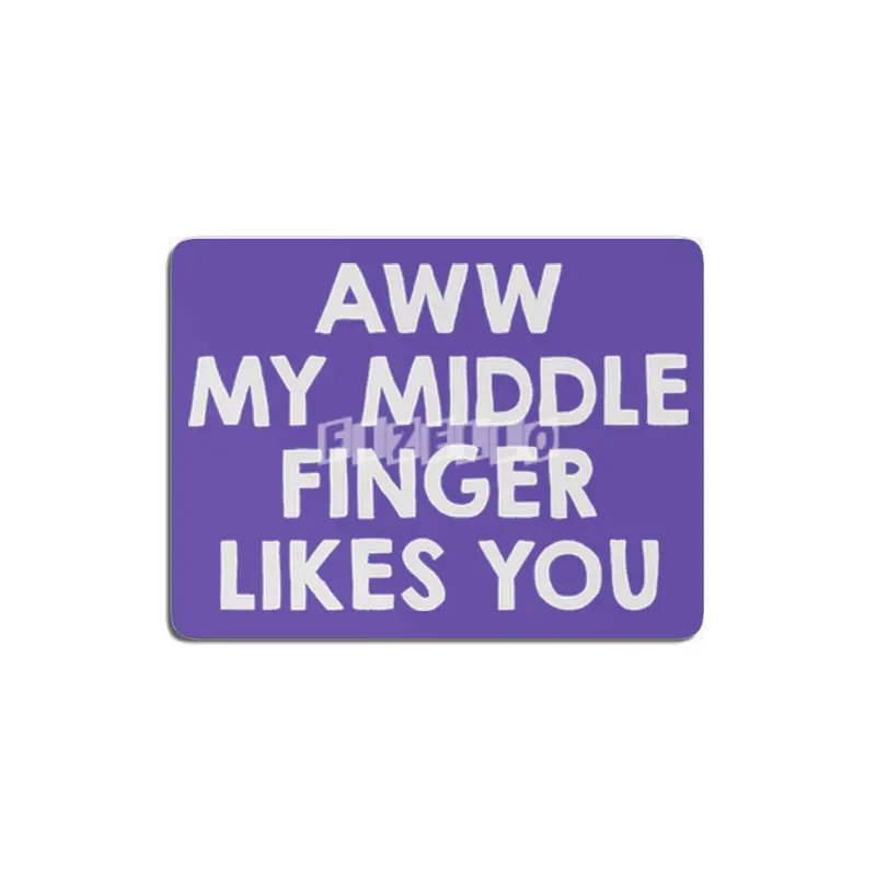 Awww.. My middle finger likes you MDF Tablo