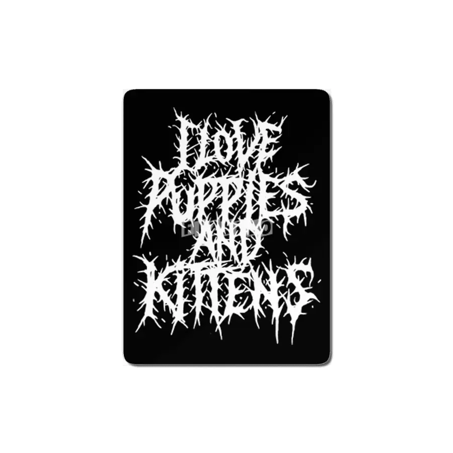 I love Puppies and Kittens MDF Tablo
