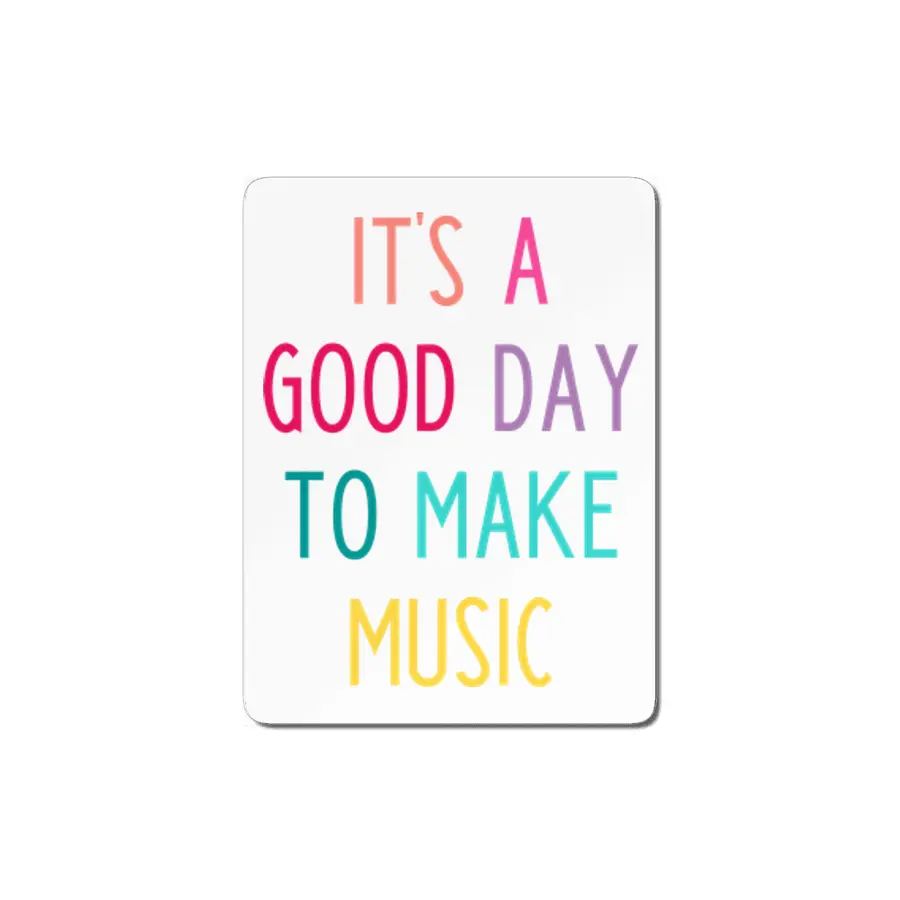 It's a good day to make music MDF Tablo