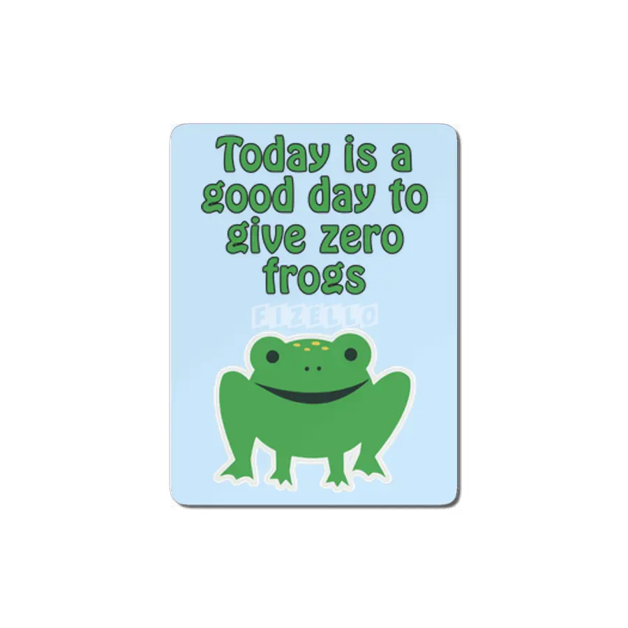 Today is a good day to give zero frogs MDF Tablo
