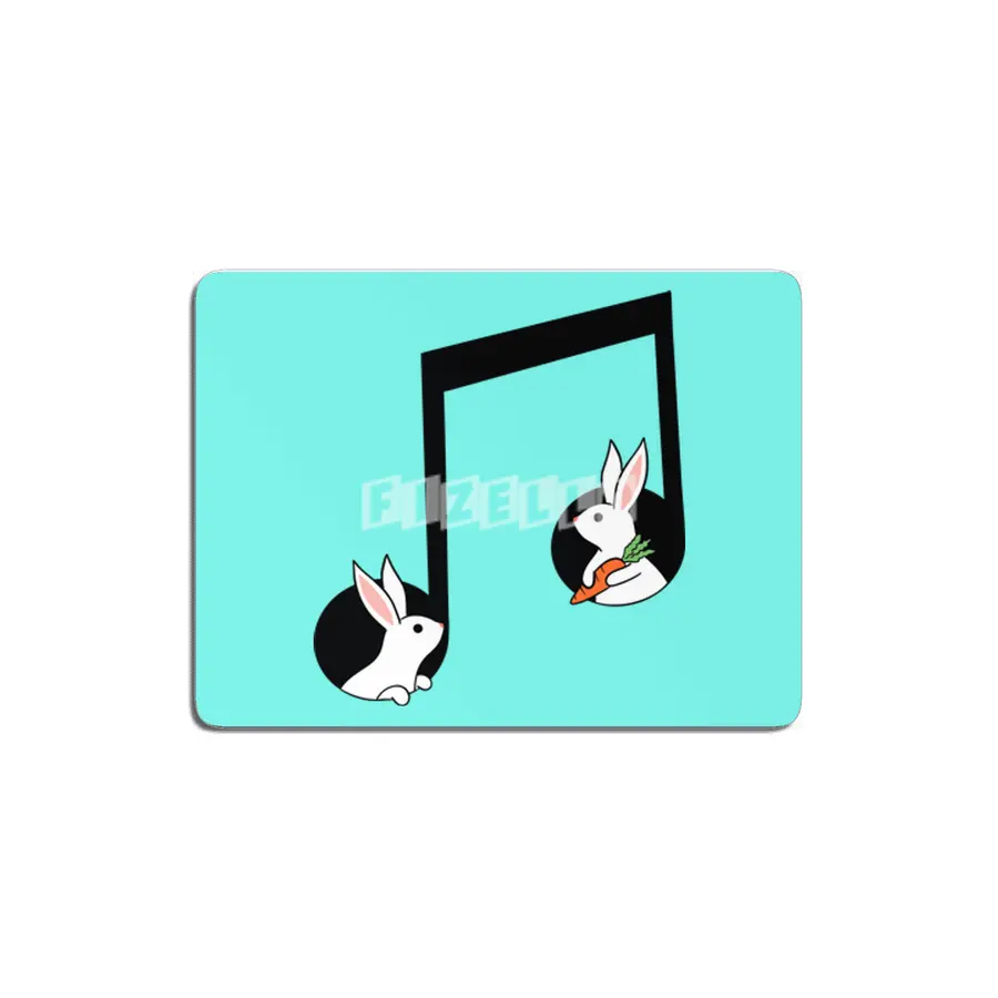Animals music rabbits MDF Tablo
