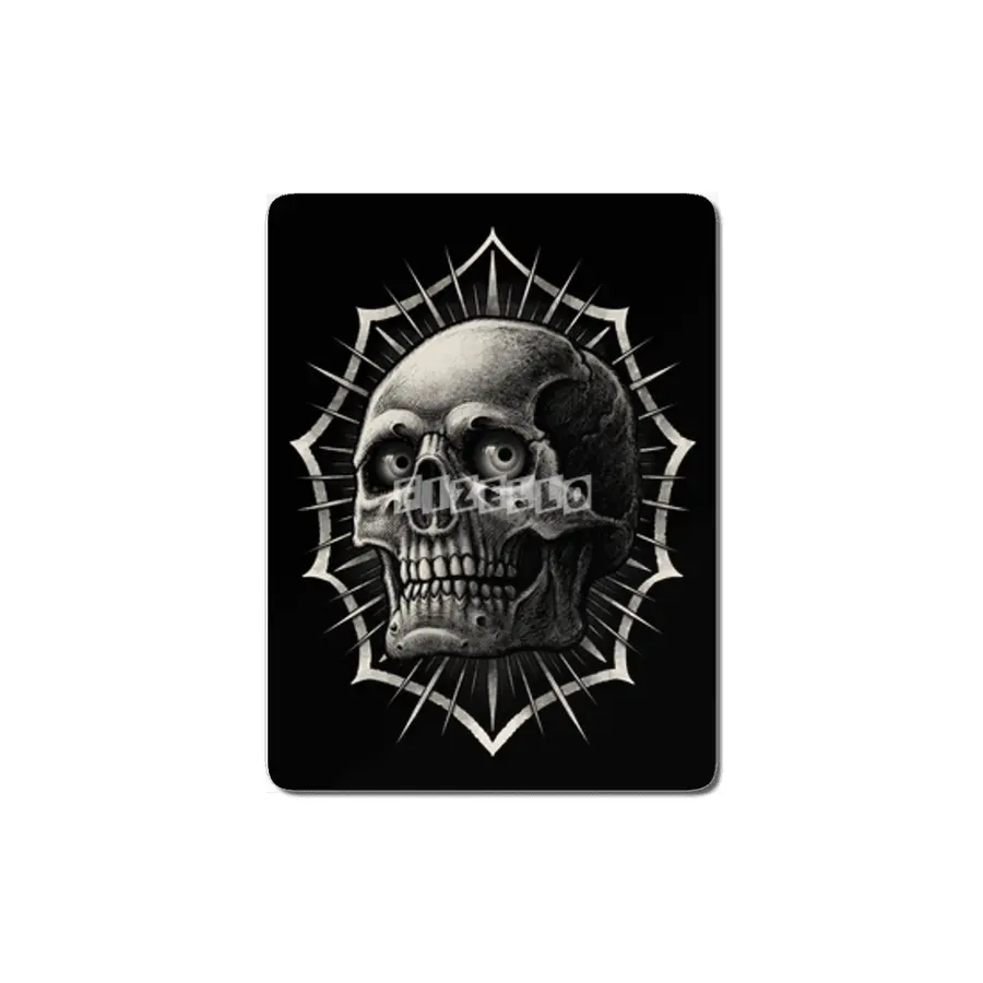 old school skull Traditional Tattoo MDF Tablo