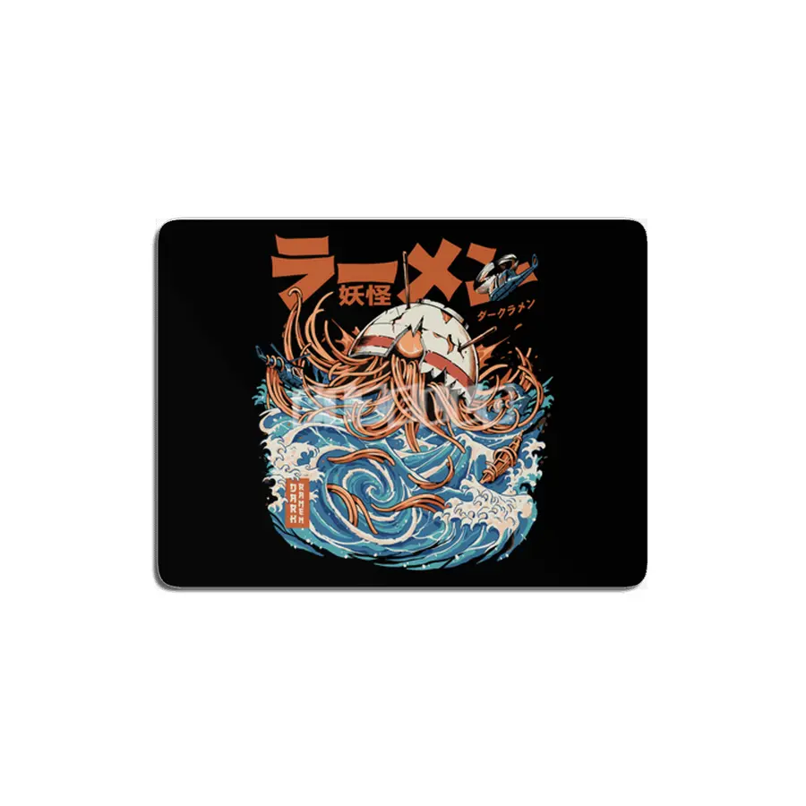Black Dark Great Ramen off Kanagawa MDF Tablo