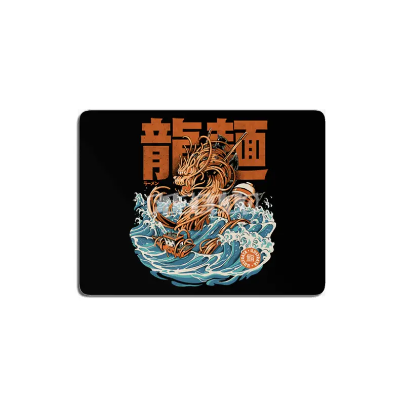 Black Great Ramen Dragon off Kanagawa MDF Tablo
