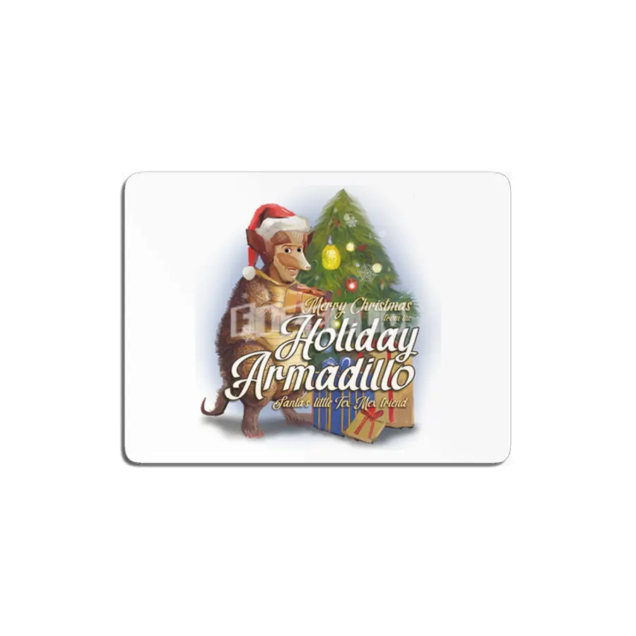 Merry Christmas from the Holiday Armadillo MDF Tablo