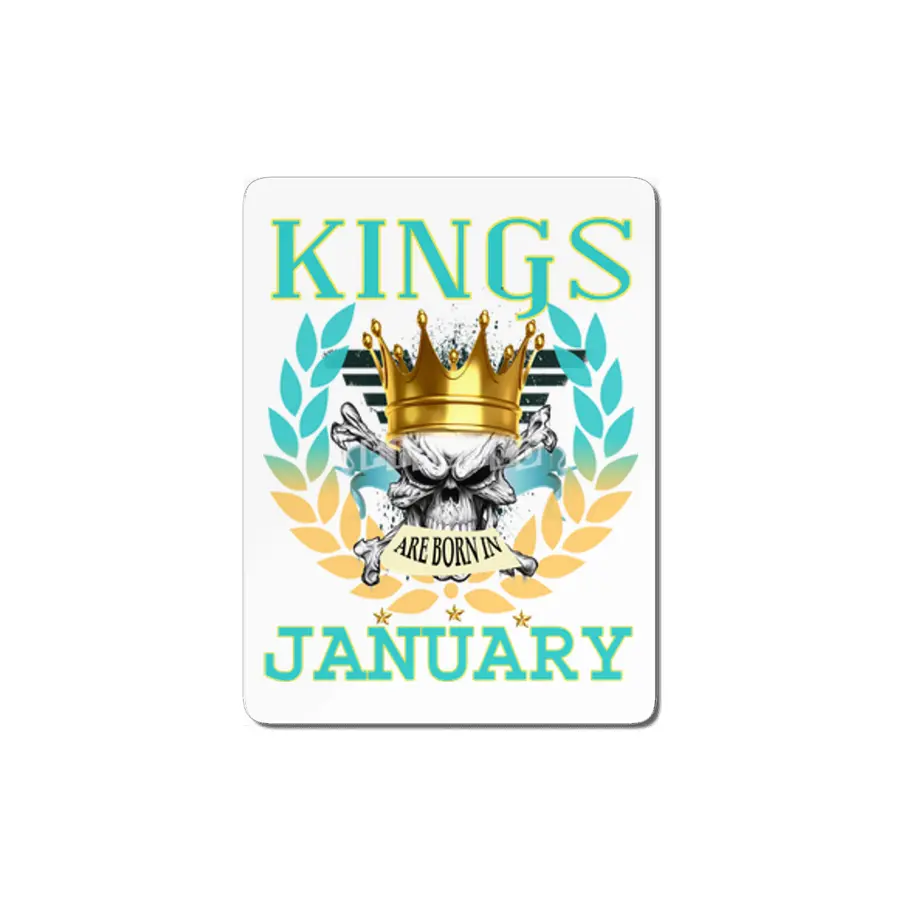 Kings Are born in January  T-shirts  MDF Tablo