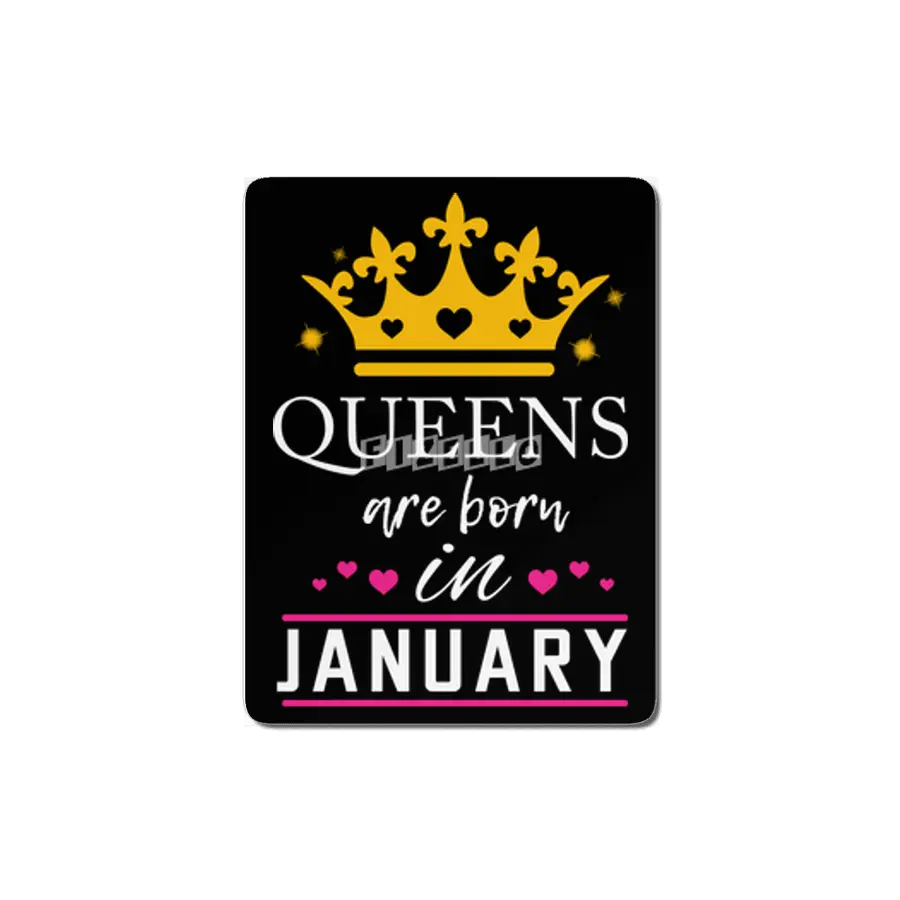 Queens are born in january birthday gift for her MDF Tablo