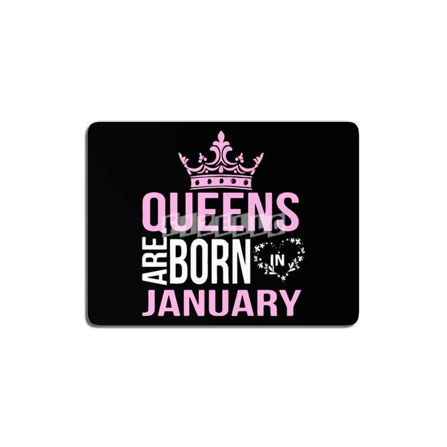 Queens are born in January T-shirt MDF Tablo
