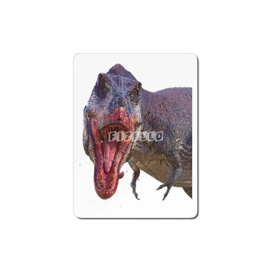 T Rex Male Eating MDF Tablo