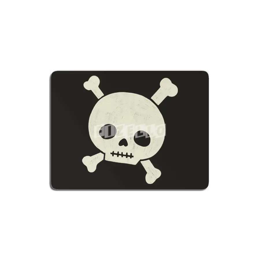 Cute Skull and Bones MDF Tablo