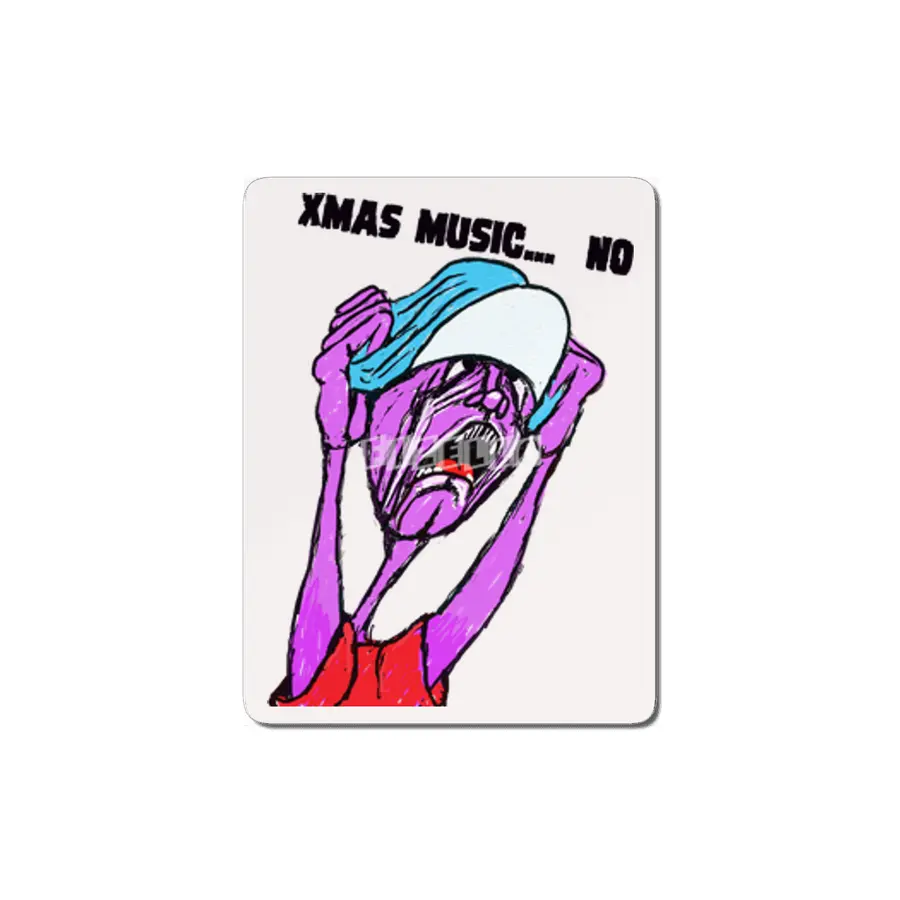 No More Xmas Music  MDF Tablo