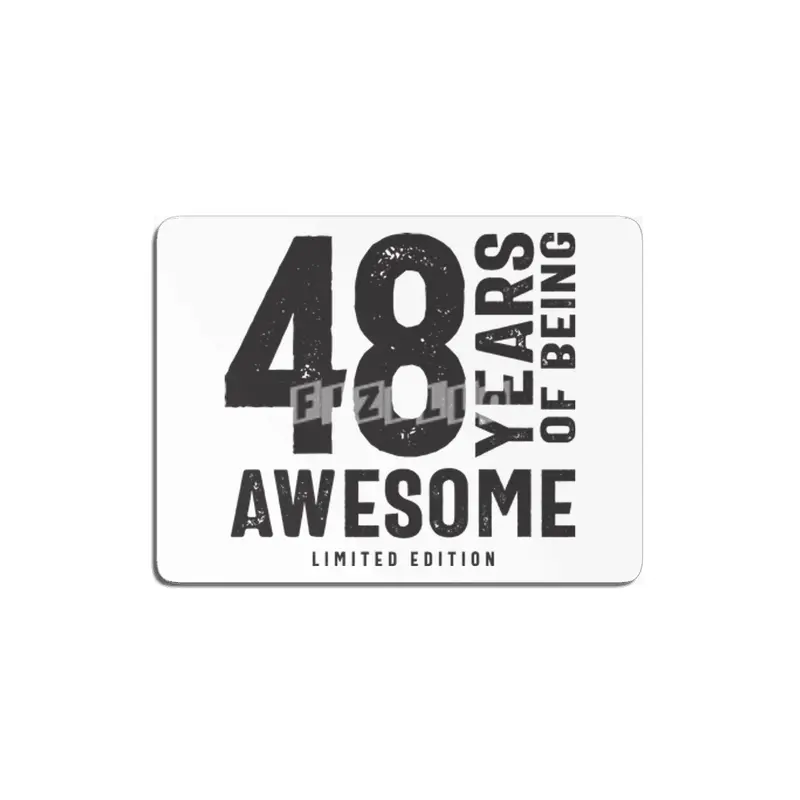 48 Years Of Being Awesome 48th Birthday MDF Tablo