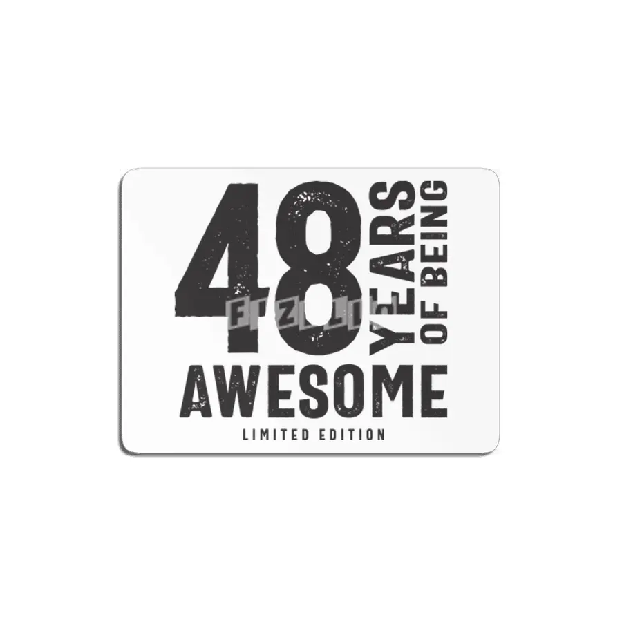 48 Years Of Being Awesome 48th Birthday MDF Tablo