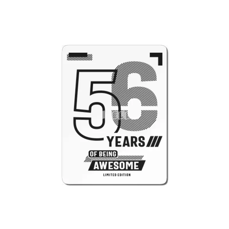 56 Years Of Being Awesome 56th Birthday MDF Tablo