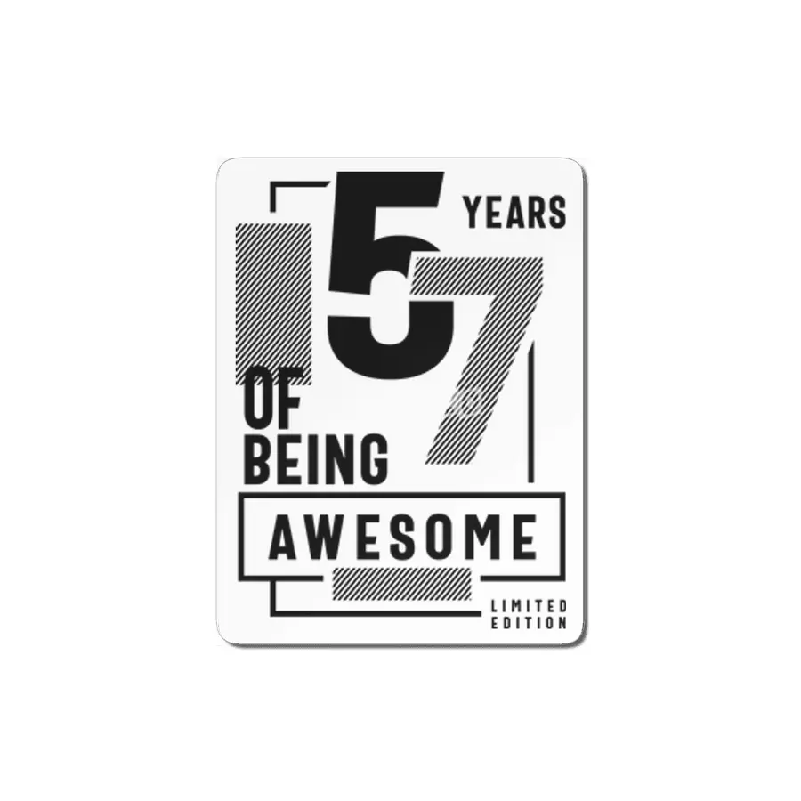 57 Years Of Being Awesome 57th Birthday MDF Tablo