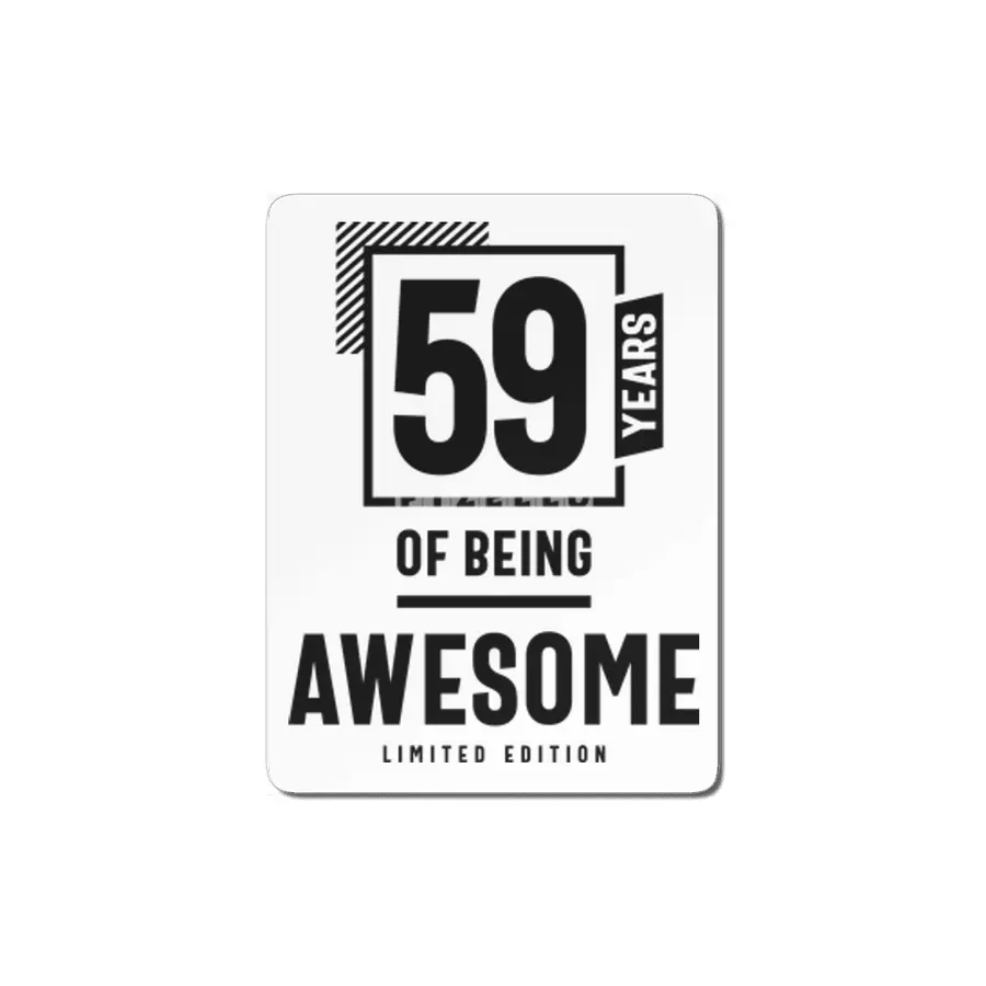 59 Years Of Being Awesome 59th Birthday MDF Tablo