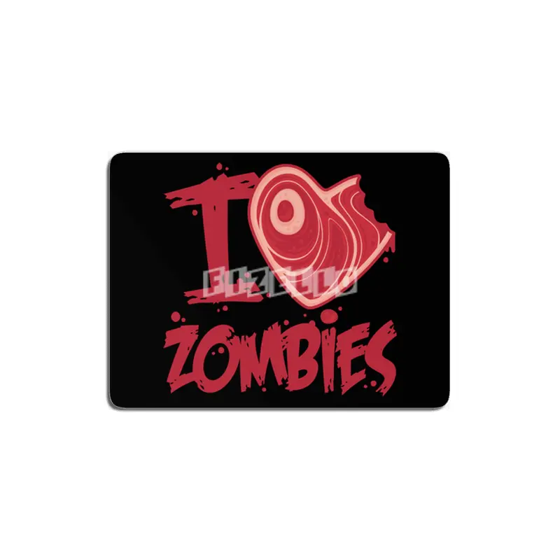 I Love Zombies with Meat Heart MDF Tablo