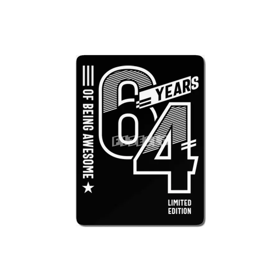 64 Years Of Being Awesome - 64th Birthday MDF Tablo