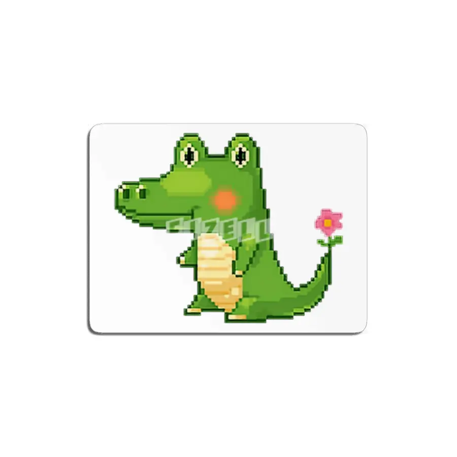 Alligator crocodile cute animation MDF Tablo