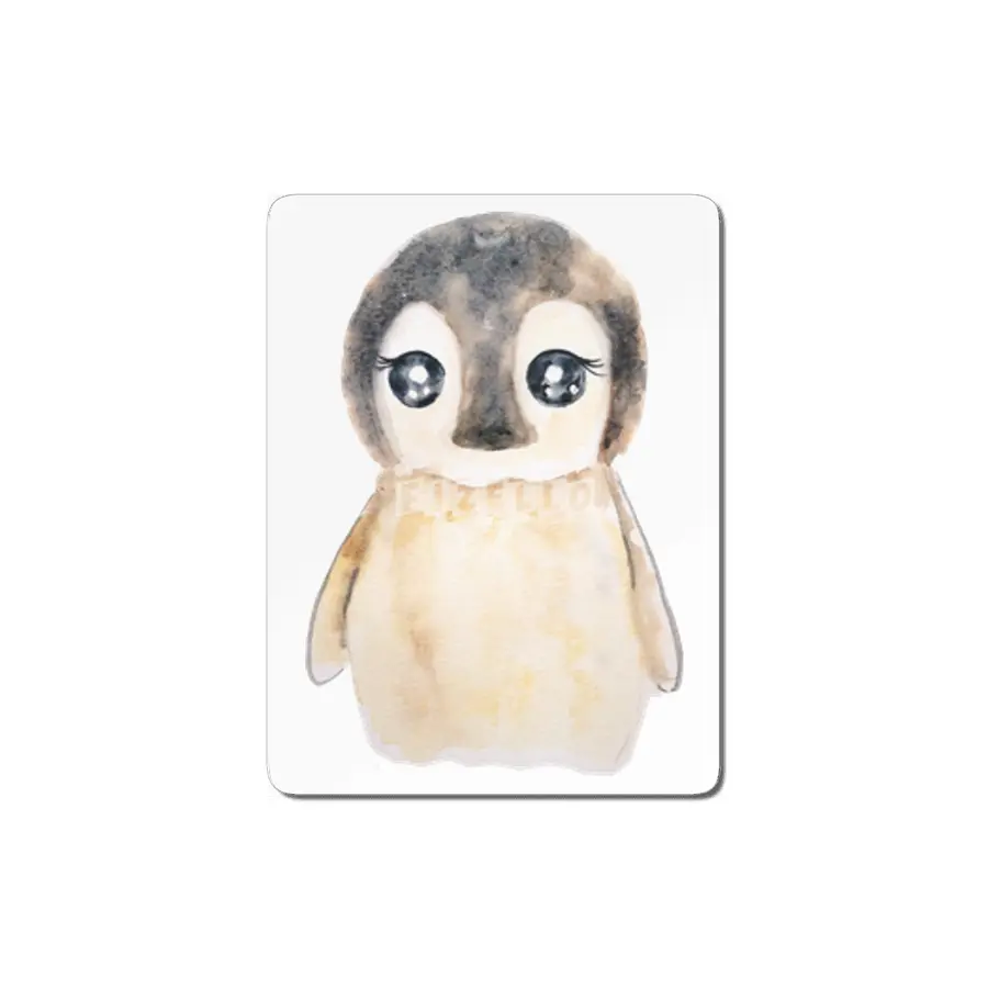 cute baby penguin watercolor MDF Tablo