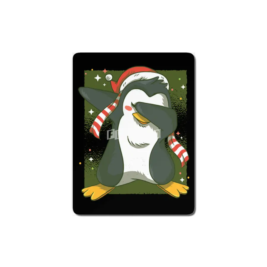 Christmas penguin dab MDF Tablo