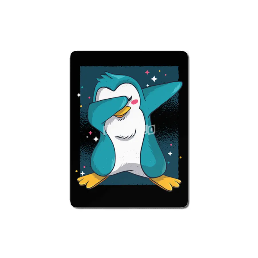 Dabbing Penguin Dab Penguin MDF Tablo