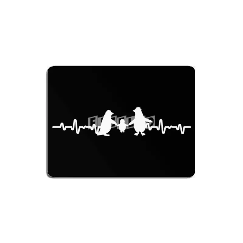 Family Penguin - Heartbeat MDF Tablo