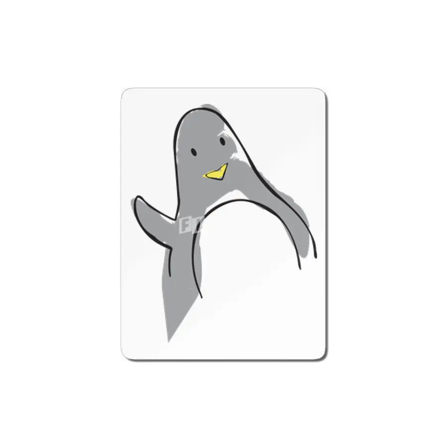 Sir Penguin Waves A Lot MDF Tablo