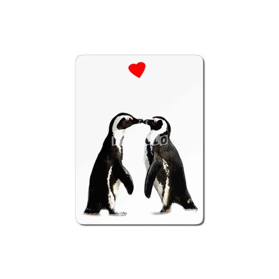 The Penguin Lovers MDF Tablo