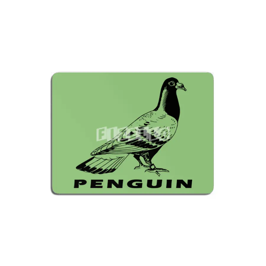 Deliberately Wrong Black Penguin Pigeon MDF Tablo