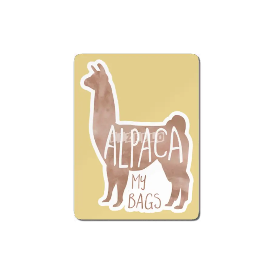 Alpaca my bags! Funny vacation merch MDF Tablo