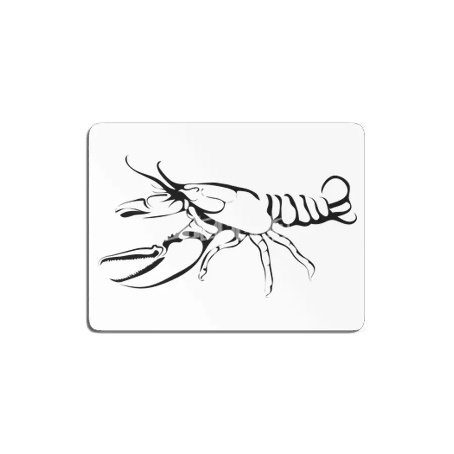 abstract silhouette of lobster MDF Tablo