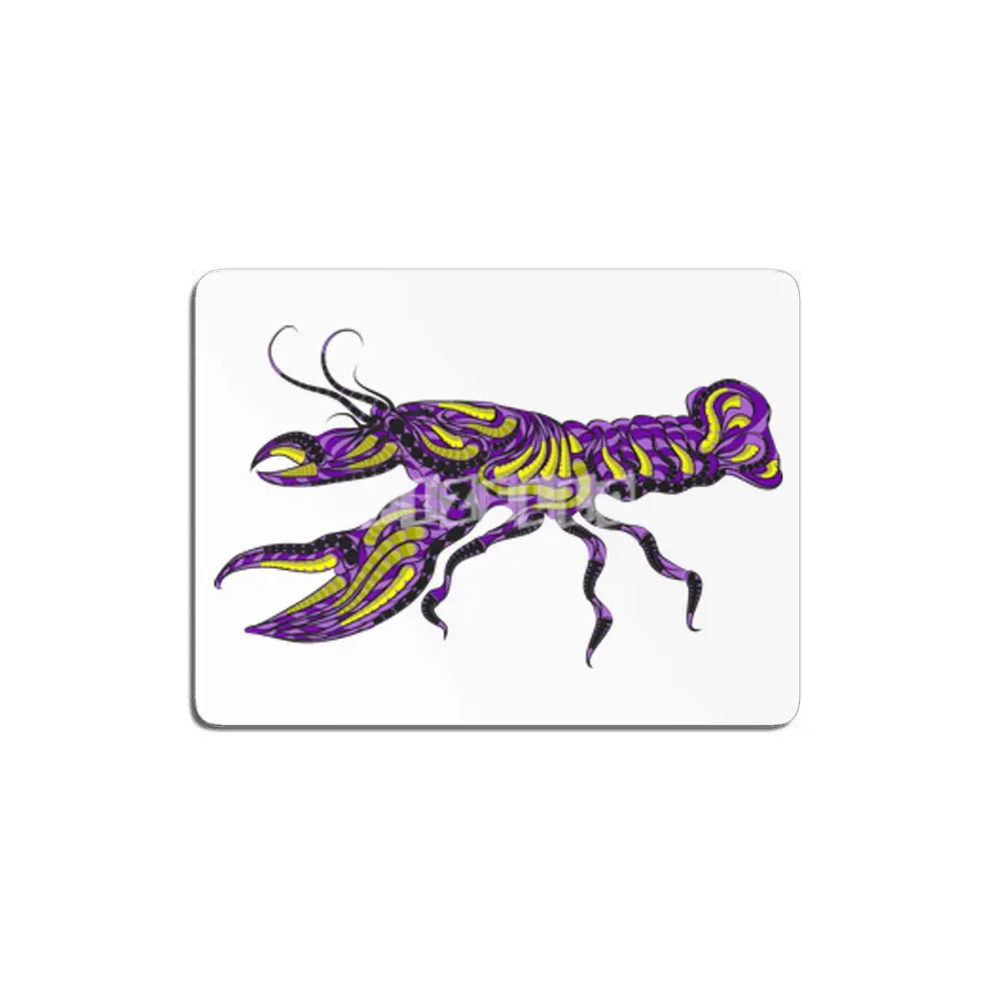 ethmic silhouette of lobster MDF Tablo