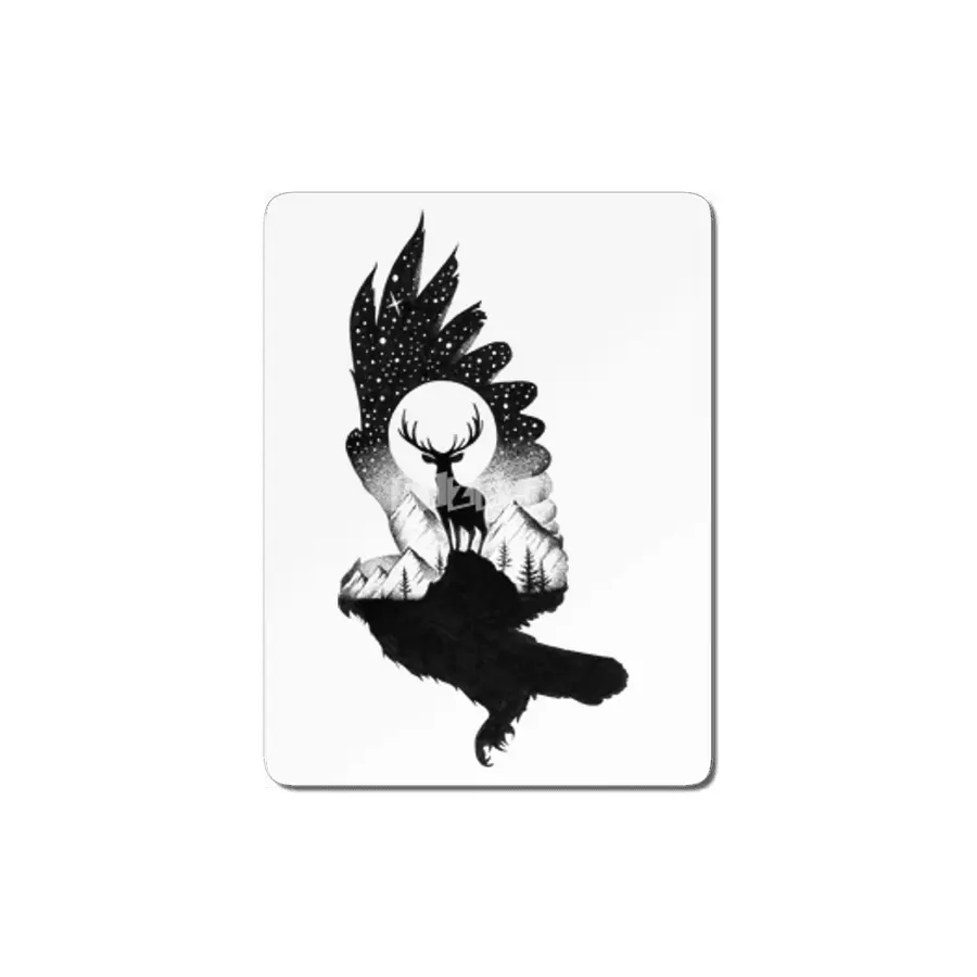 THE OWL AND THE DEER MDF Tablo