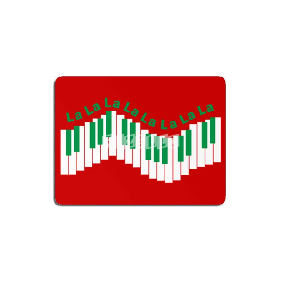 Holiday, Christmas Keyboard Piano - Green MDF Tablo