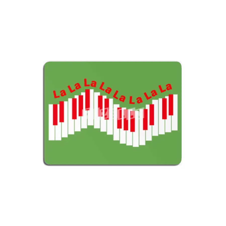 Holiday, Christmas Keyboard Piano - Red MDF Tablo