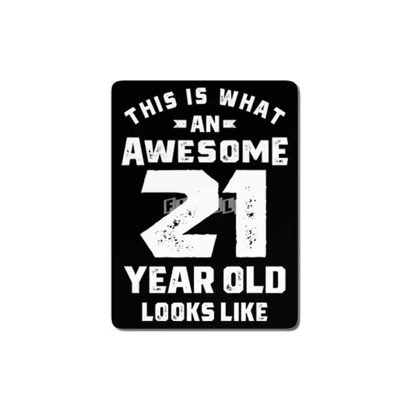 21 Year Old Gift | 21st Birthday Gift Ideas - Mens and Womens MDF Tablo