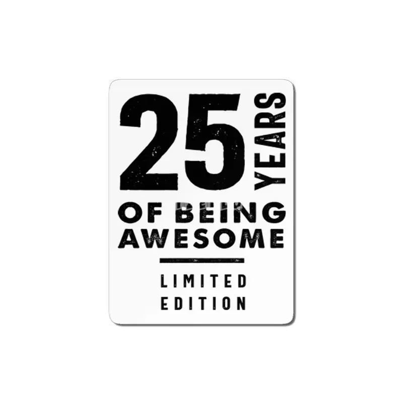25 Year Old Gift | 25th Birthday Gift Ideas - Mens and Womens MDF Tablo