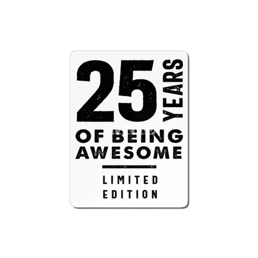 25 Year Old Gift | 25th Birthday Gift Ideas - Mens and Womens MDF Tablo