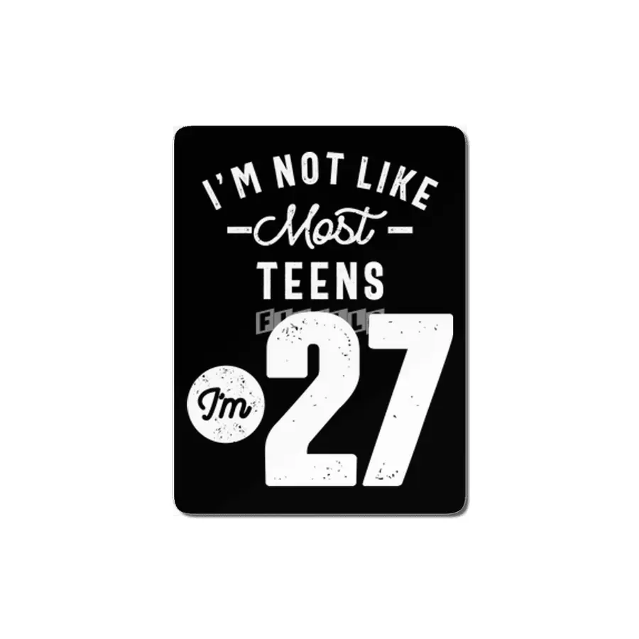 27 Year Old Gift | 27th Birthday Gift Ideas - Mens and Womens MDF Tablo