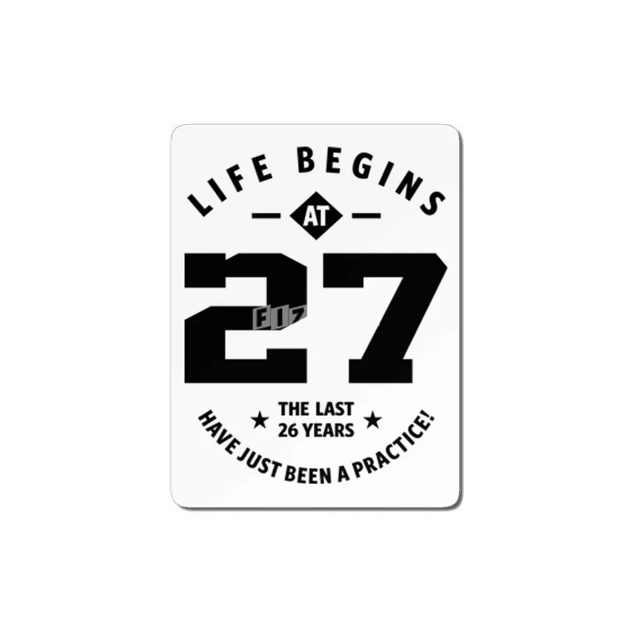 27 Year Old Gift | 27th Birthday Gift Ideas - Mens and Womens MDF Tablo