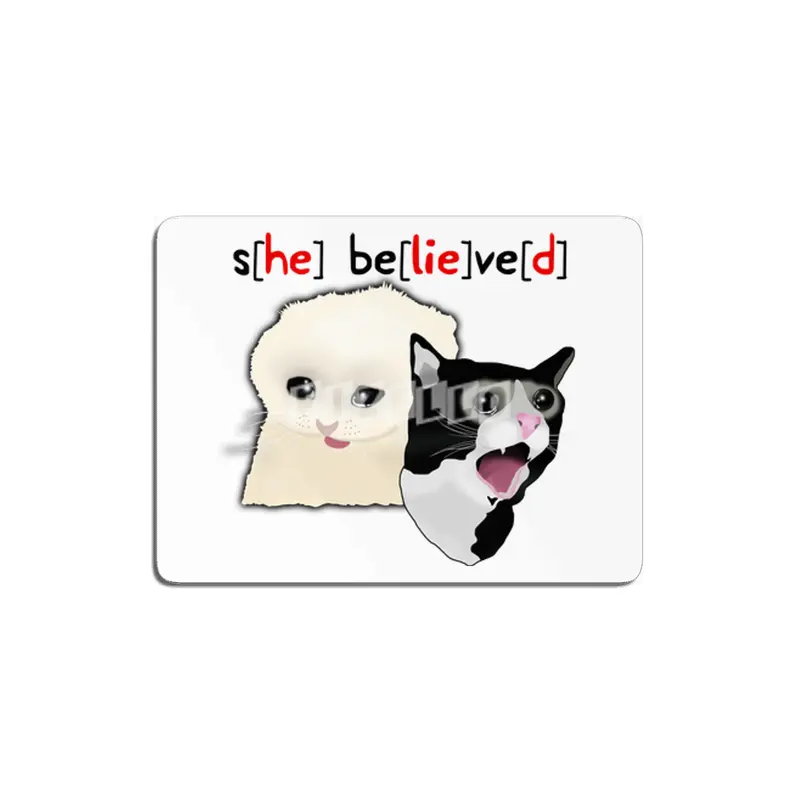 14 Year Old Girl Sbeve Cat Meme MDF Tablo
