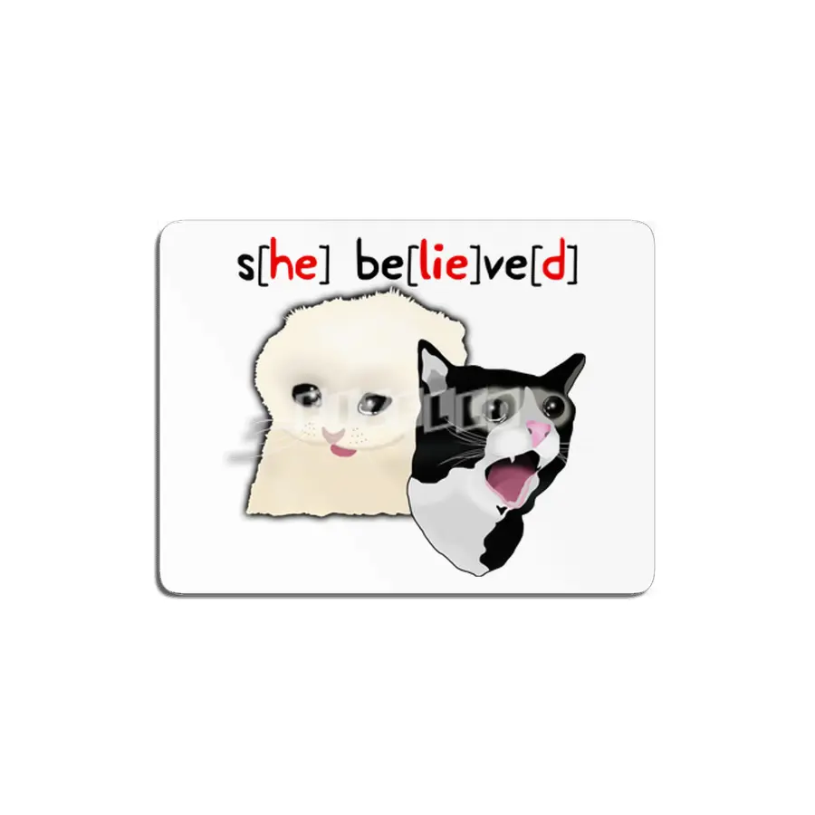 14 Year Old Girl Sbeve Cat Meme MDF Tablo