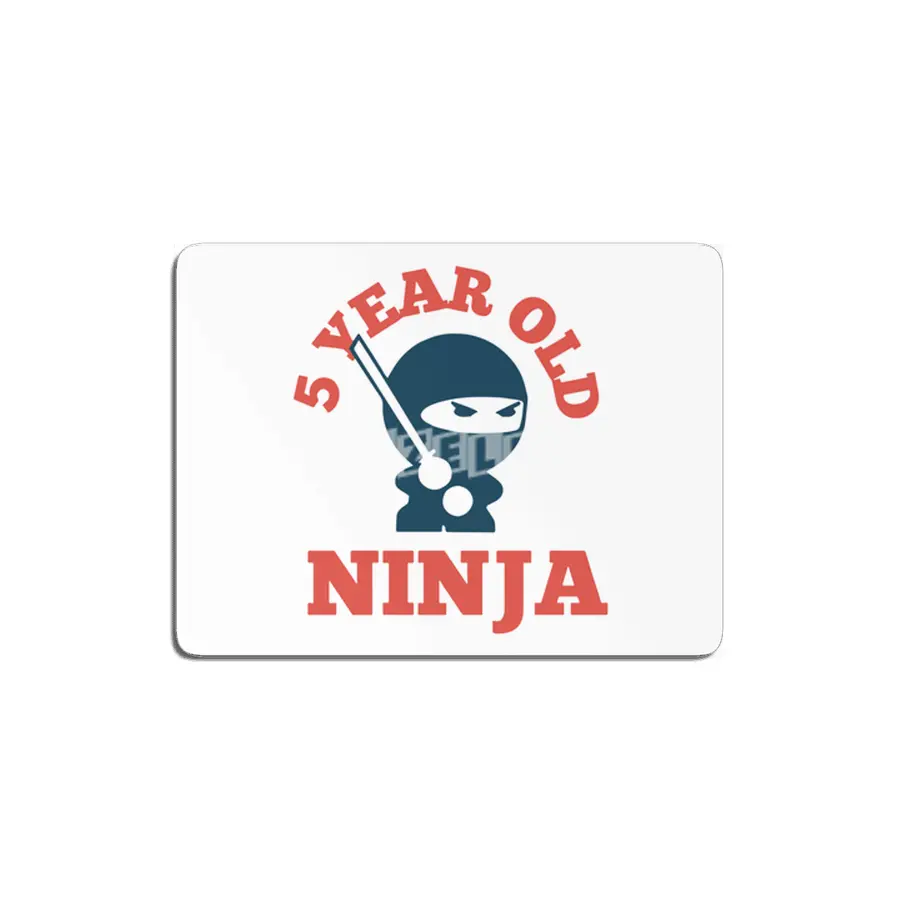 5 year old ninja son t-shirt MDF Tablo