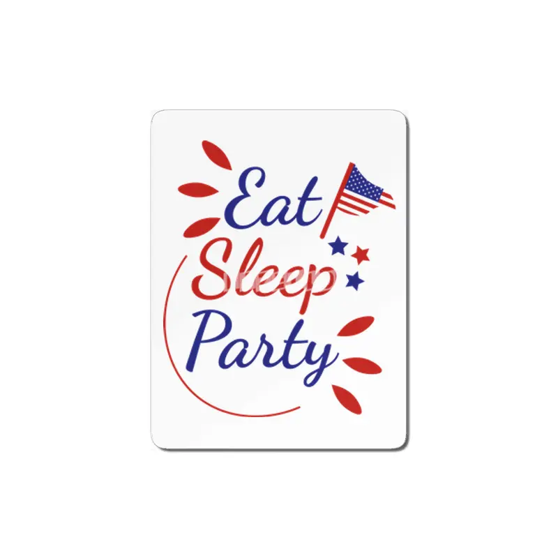 Gorgeous Eat Sleep Party MDF Tablo
