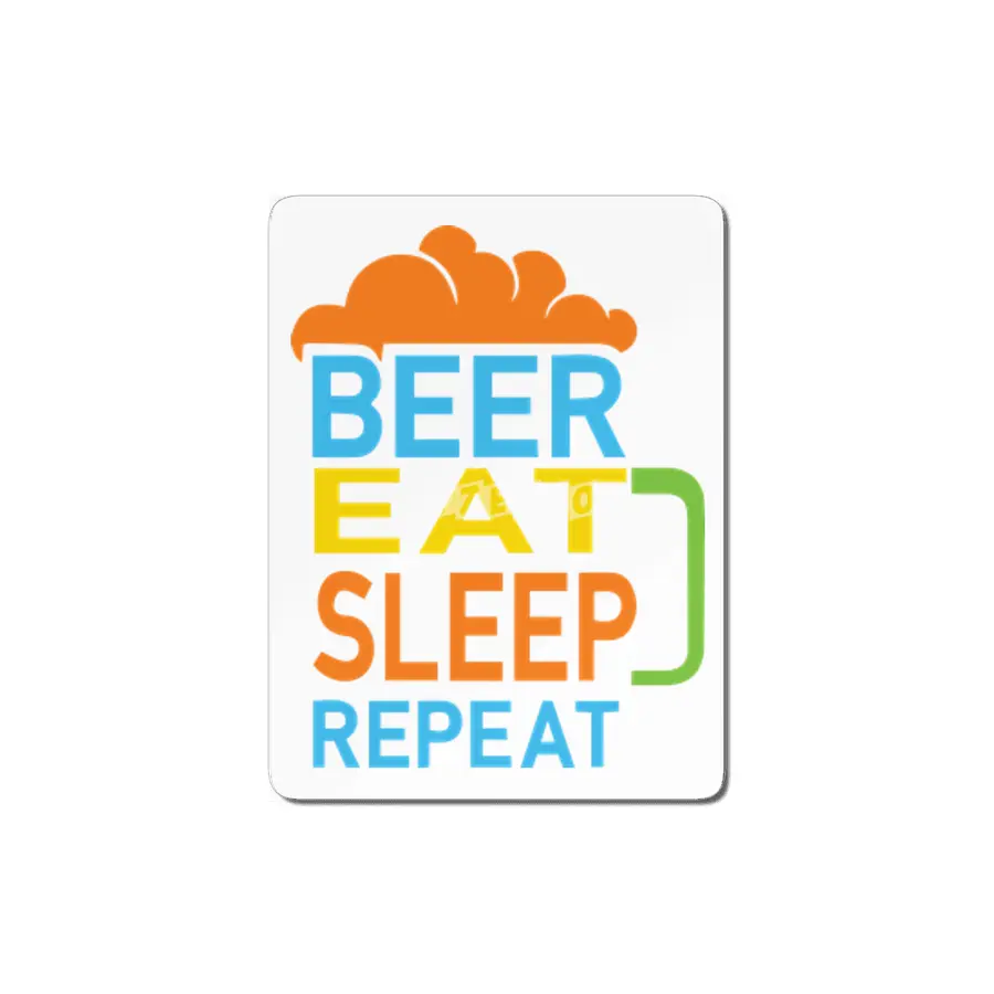 Beer Eat Sleep Repeat MDF Tablo