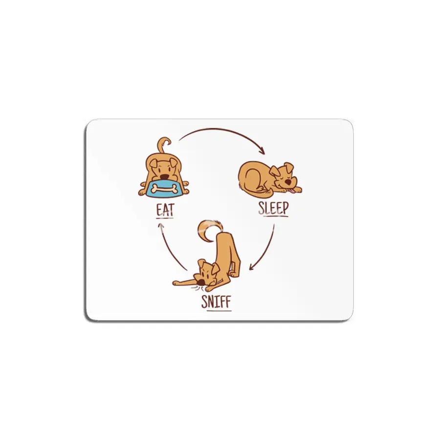 Dog Life Cycle | Eat Sleep Sniff Repeat MDF Tablo