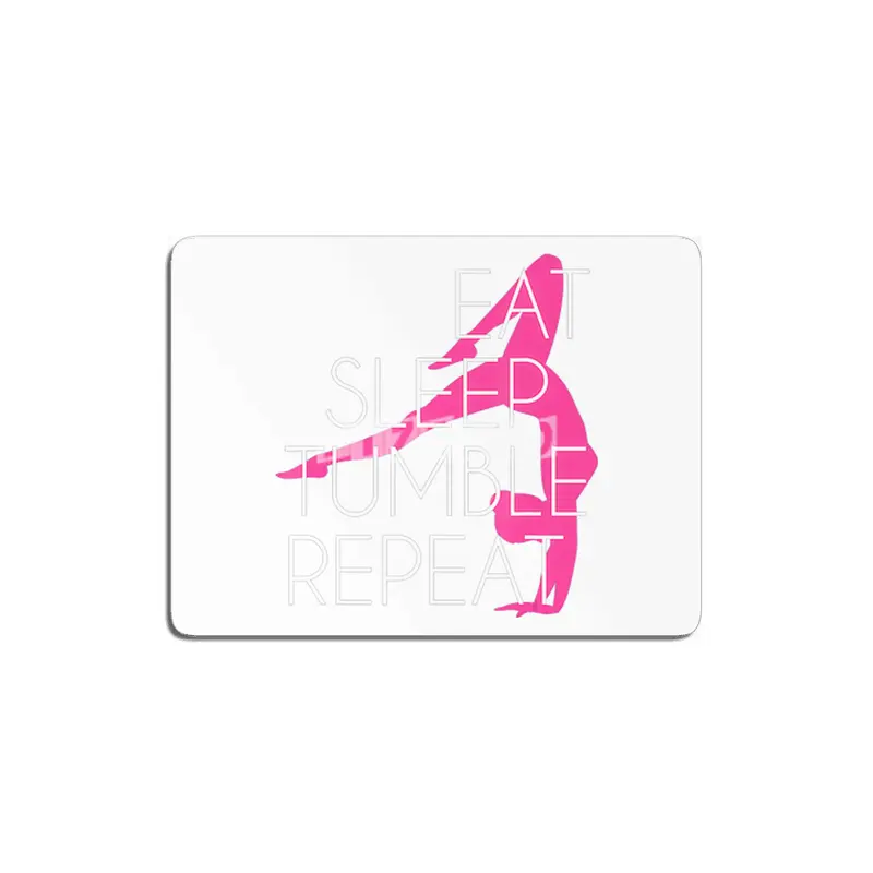 Funny Gymnast Gift Eat Sleep Tumble Repeat MDF Tablo