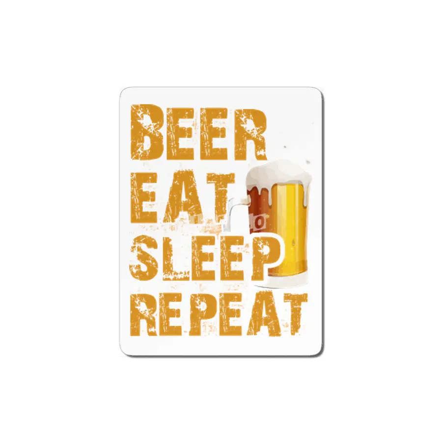 Beer Eat Sleep Repeat MDF Tablo