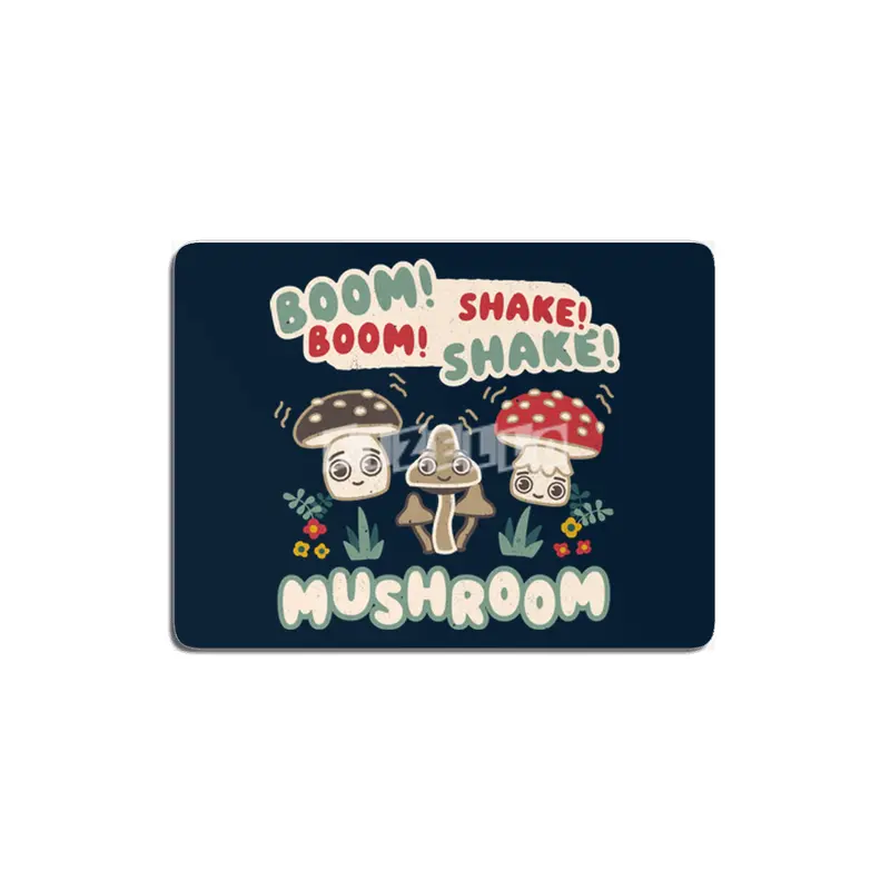 Boom Boom Shake the Room - Kawaii Mushroom Cute Characters MDF Tablo